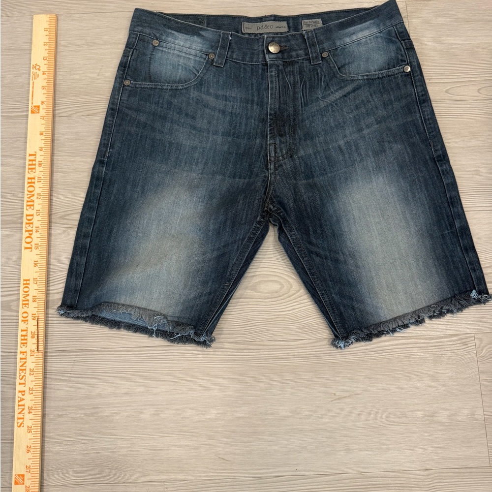PD&C Dark Blue Jean Shorts